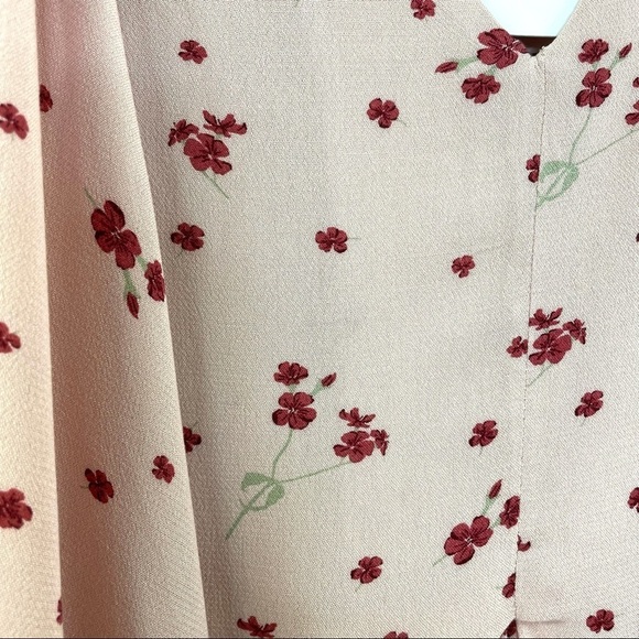 NWT Isabella Oliver Leonie Tie Pink Blush Petal Print Maternity Dress Sz 8 - Picture 9 of 12